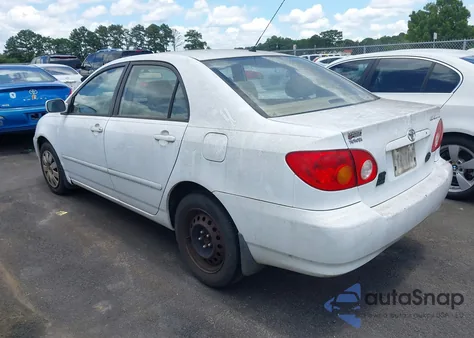 2003 Toyota Corolla Le из США, поврежденный, VIN 1NXBR32EX3Z152059